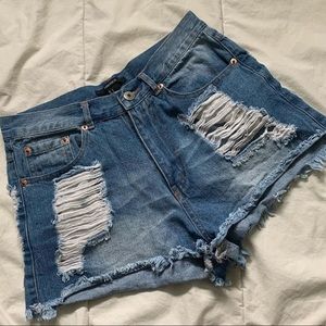 Jean shorts